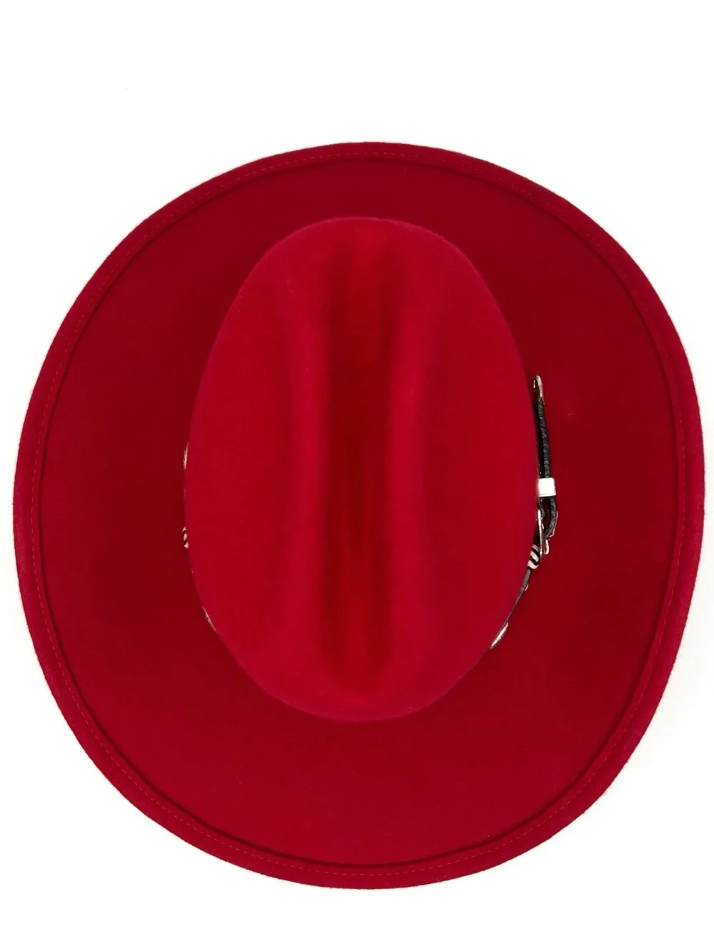 Bailey Youth Ranger Cowboy Hat Red 100% Wool Felted Western Rodeo Child Kids EUC